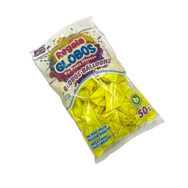 Bolsa de globos Amarillo Neon