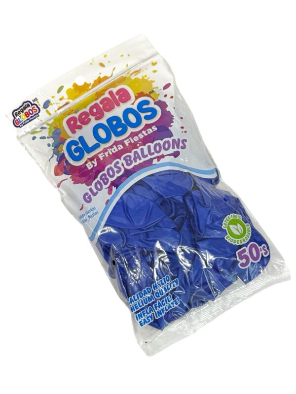 Bolsa de globos Azul Zafiro Metalico