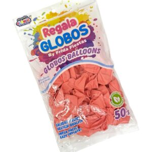 Bolsa de globos Coral / Salmon