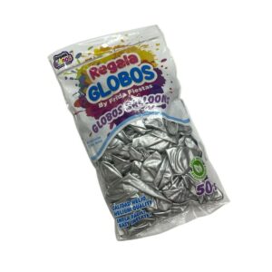 Bolsa de globos Plata Cromado