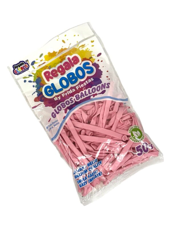 Bolsa de globos Rosa BB Pastel
