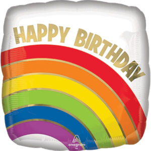Birthday Gold Rainbow