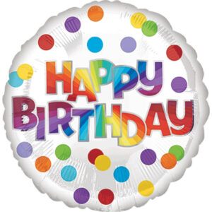 Happy Birthday Dots of Color