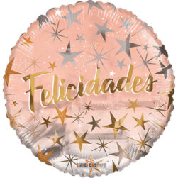 Felicidades Estrellas Rose Gold