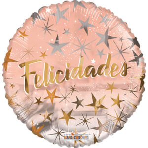 Felicidades Estrellas Rose Gold