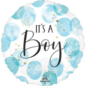 Babyboy Blue Watercolor