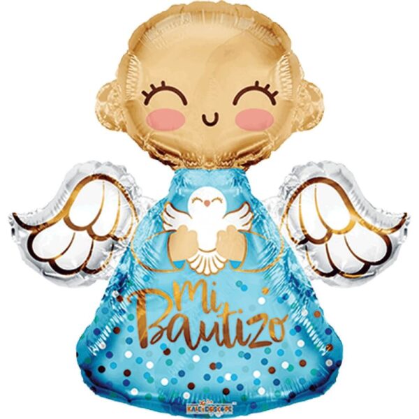 Mi Bautizo Angel Azul Shape