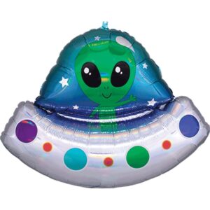 Alien Space ship iridescent