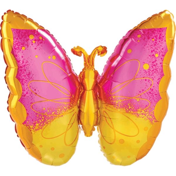 Pink & Yellow Butterfly