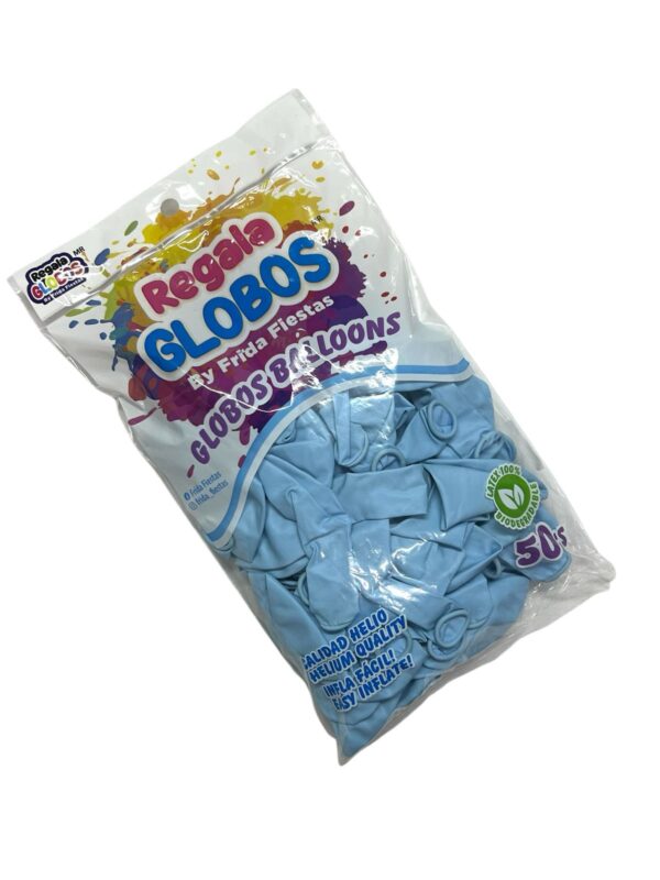 Bolsa de globos Azul BB Pastel