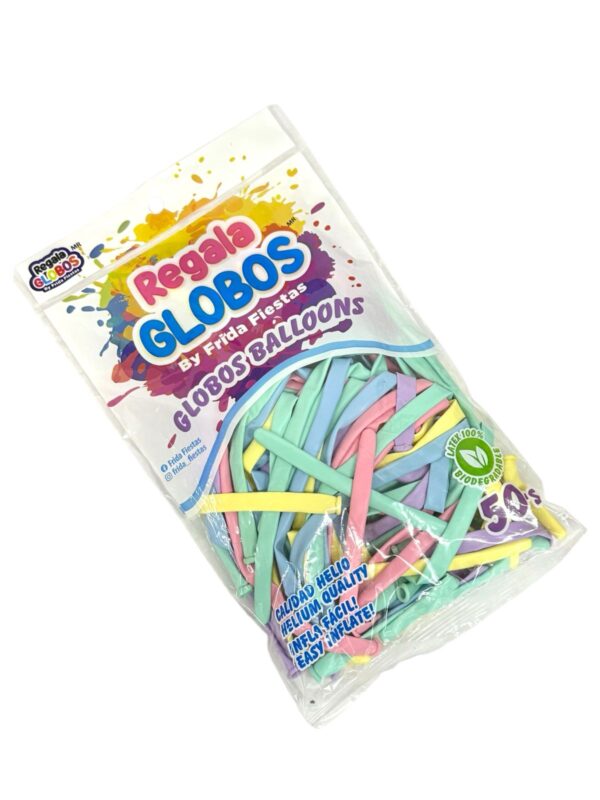 Bolsa de globos Surtido Pastel