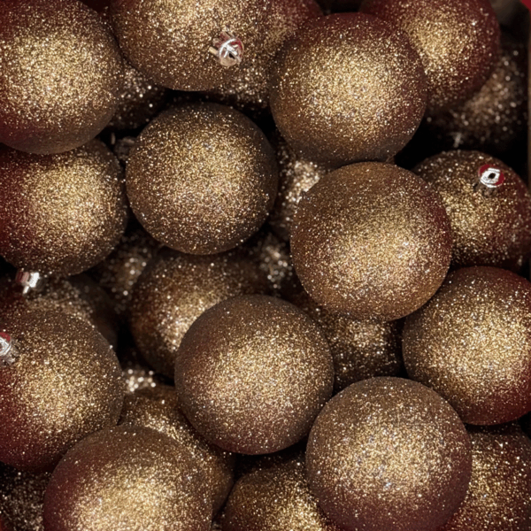 Esfera cafe diamantada