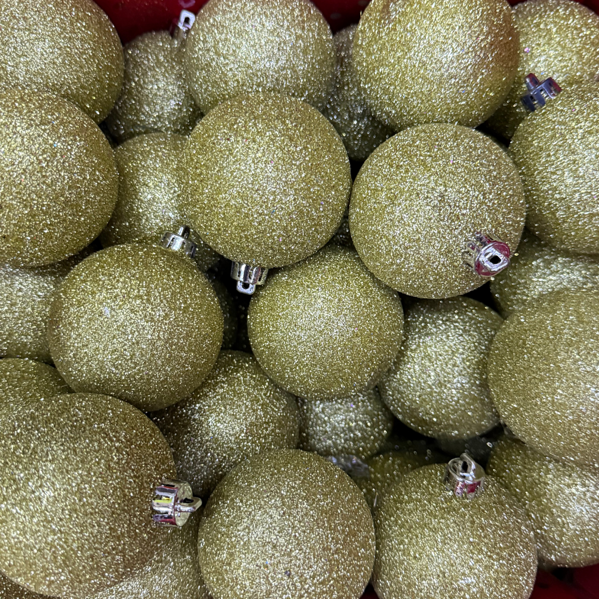 Esfera champagne diamantada