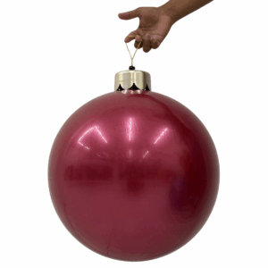 Esfera inflable roja