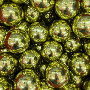 Esfera verde brillante