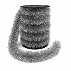 Festón metálico plata