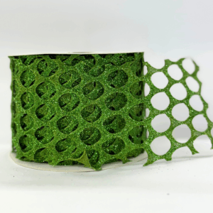 Listón elegante verde diamantado