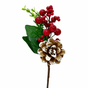 Pick elegante escoces con piña y cerezas