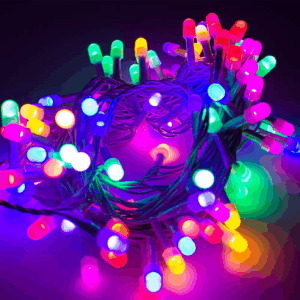 Serie tira led transparente mágica colores 200L V8