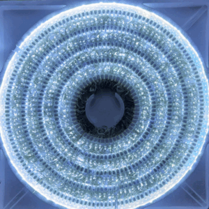 Serie tira transparente led mágica blanca 1000L