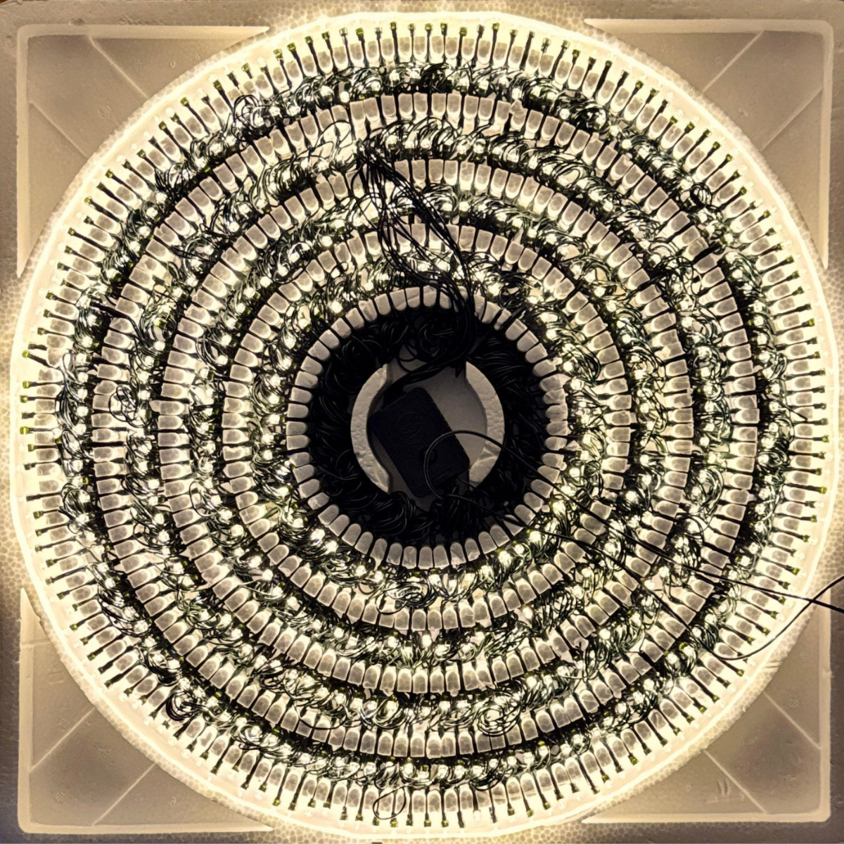 Serie tira verde led mágica cálida 500L