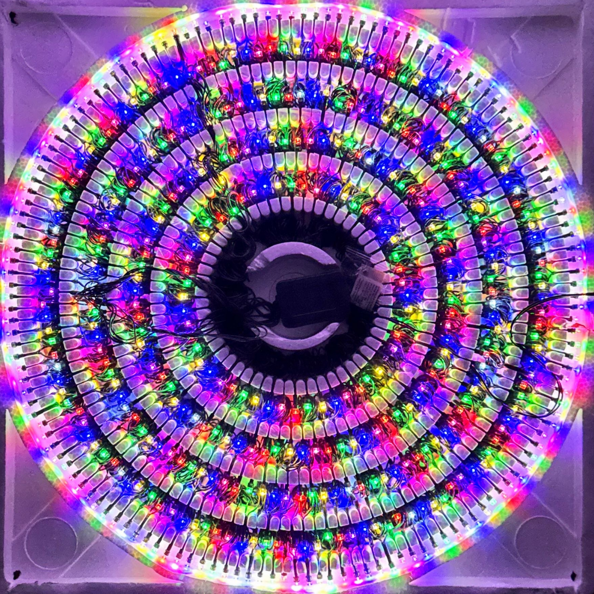 Serie tira verde led mágica colores 500L