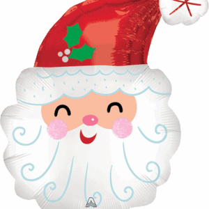 SMILEY SANTA HEAD