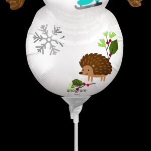 Satin Woodland Snowman