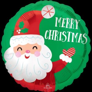 Smiley Satin Santa Christmas