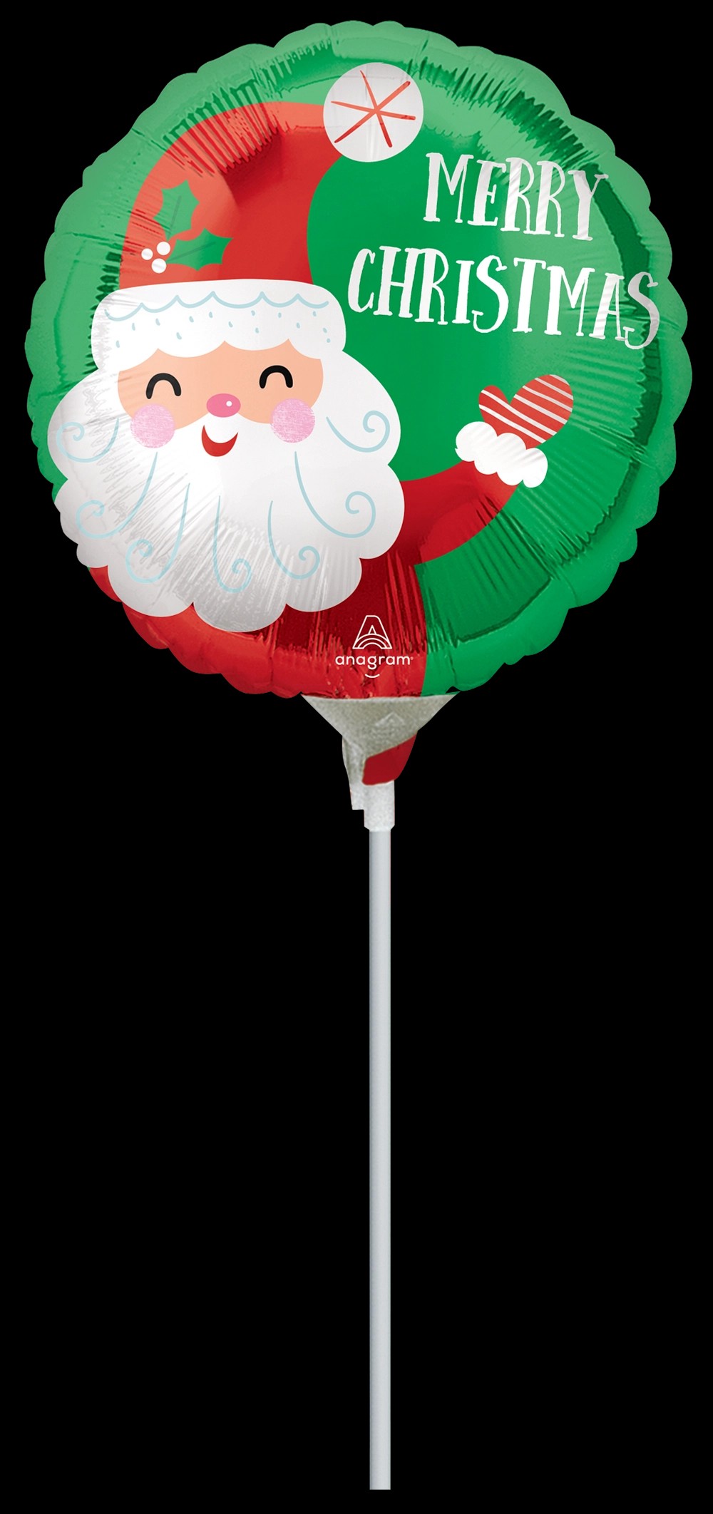 Smiley Satin Santa Christmas Mini