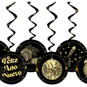 Adorno Espiral Año Nuevo disco