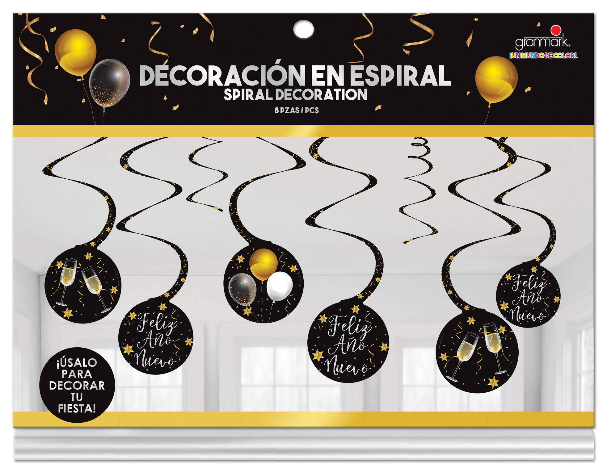 Adorno Espiral Año Nuevo