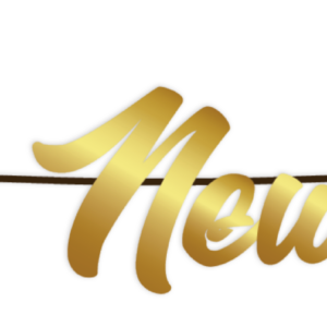 Banner Movil Jumbo Metálico Happy New Year