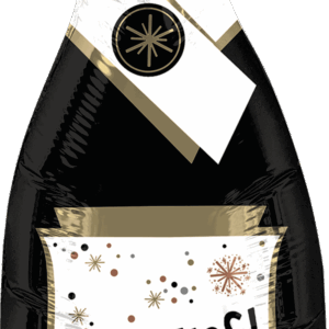 CHEERS CONFETTI BUBBLY BOTTLE