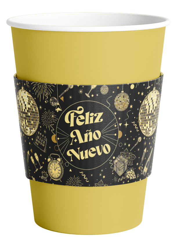 Manga para Vaso Feliz Año Nuevo