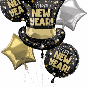 NYE TOP HAT BASH BOUQUET