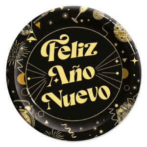 Plato Pastlero Feliz Año Nuevo