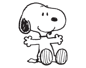 Adorno móvil Snoopy