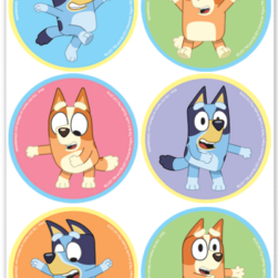 Distintivos Bluey