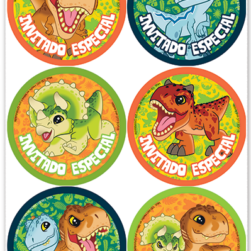Distintivos Dinosaurio baby