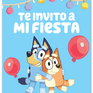 Invitacion Bluey