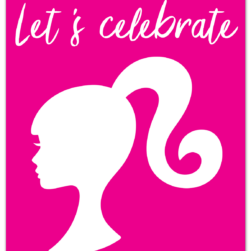 Invitaciones Barbie
