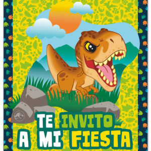 Invitaciones Dinosaurio baby