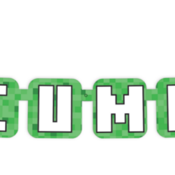 Letrero móvil Minecraft