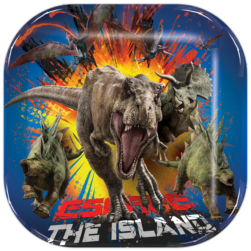 Plato cuadrado Jurassic World