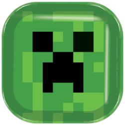 Plato cuadrado Minecraft