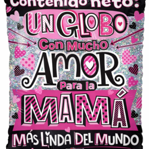 Un globo con mucho amor mamá