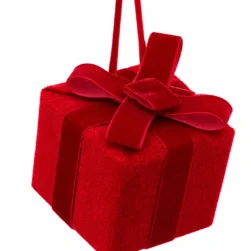 CAJITA DE REGALO MINI ROJO