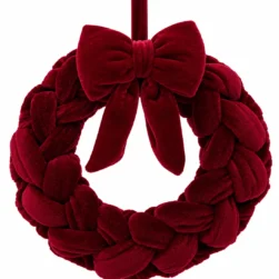 CORONA MINI ROJA TERCIOPELO