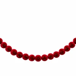 GUIA DE BOLAS DE UNICEL ROJO DESTELLOS
